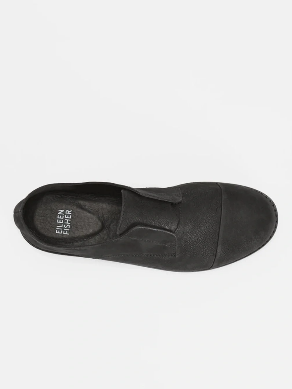 Eileen Fisher Frida Tumbled Nubuck Derby Slip On Shoes Size 7